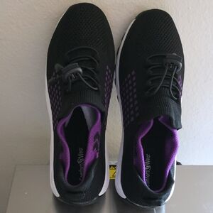 Black and Purple Women's Sneakers